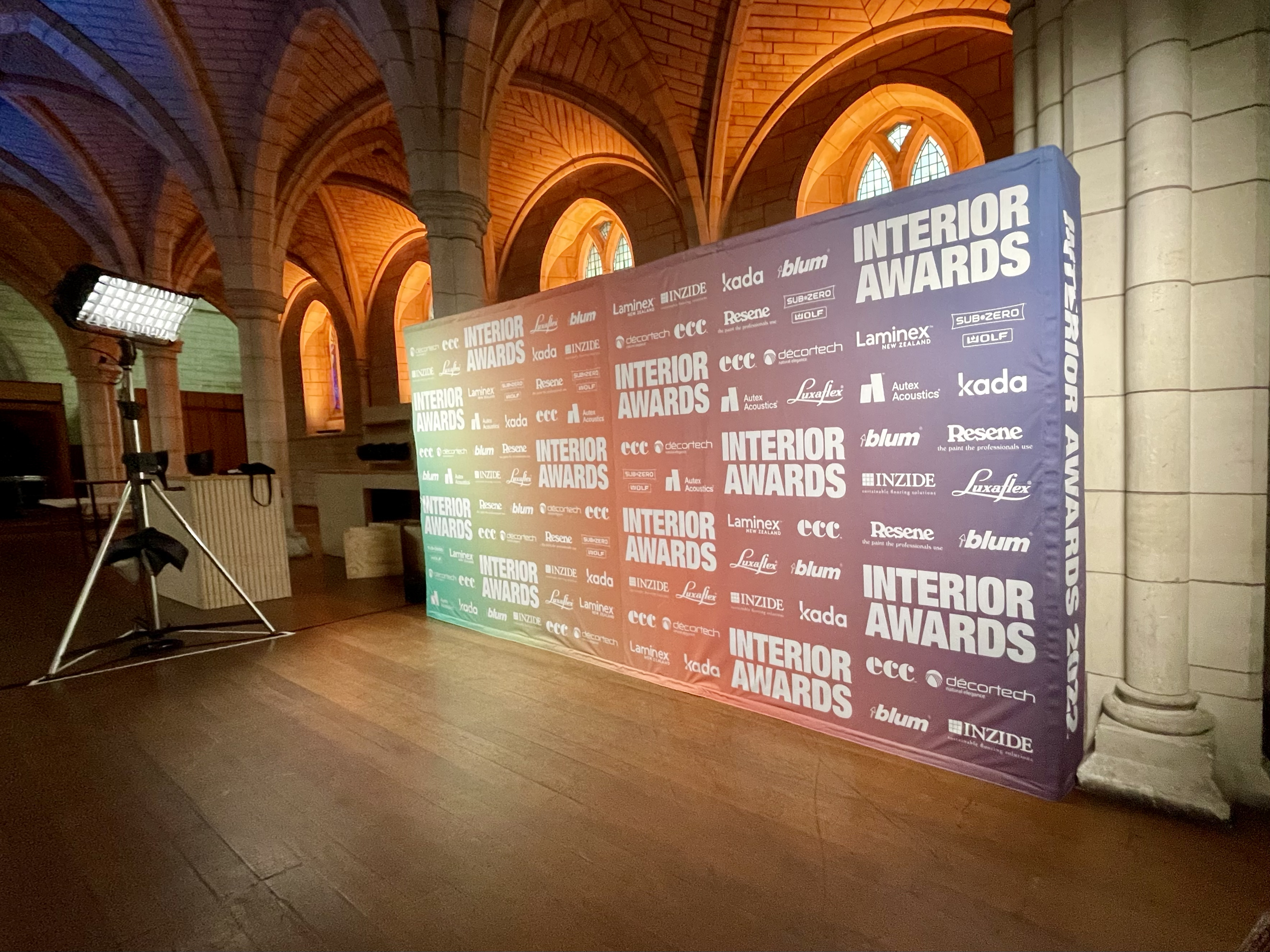 Interior Awards Media Wall